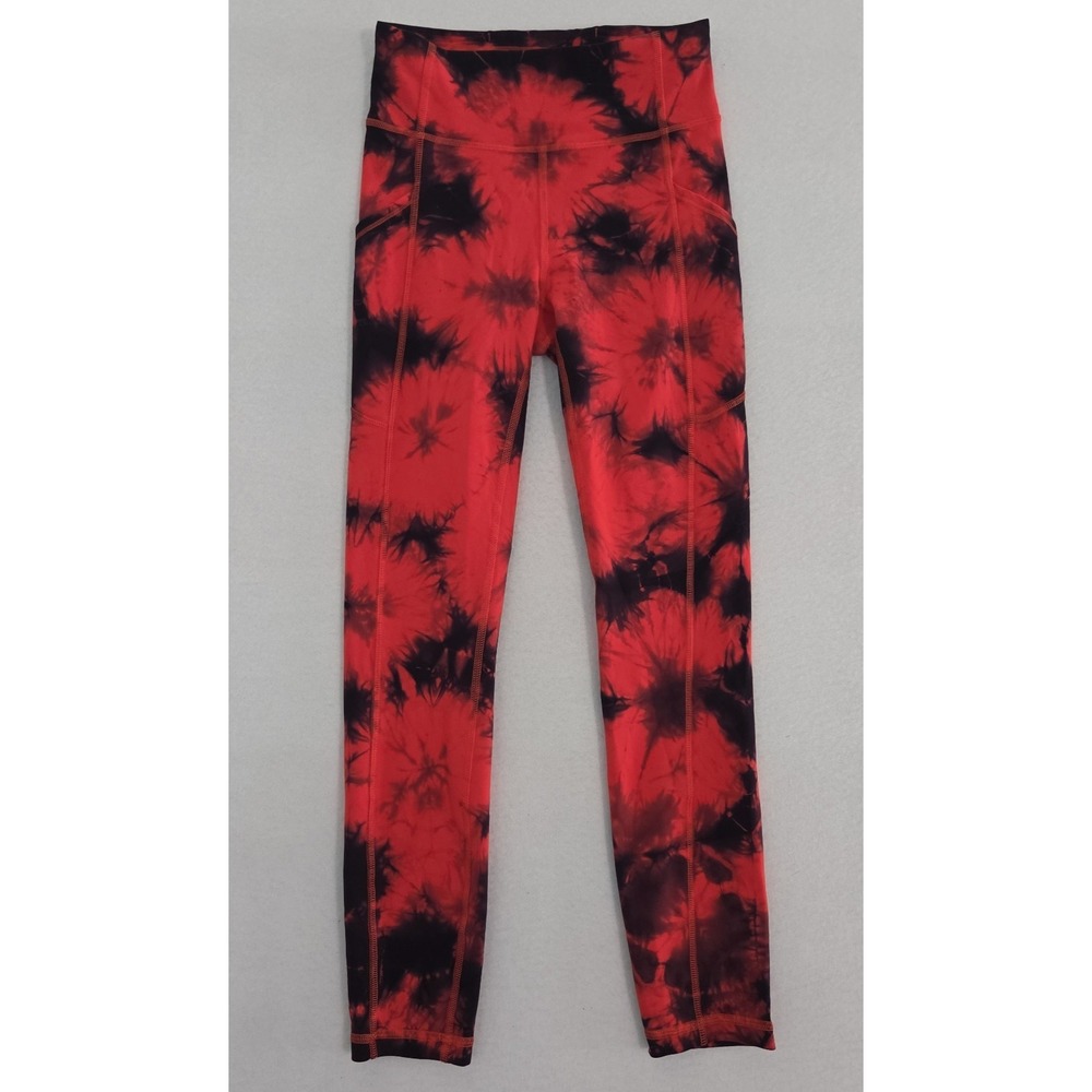 Lululemon Invigorate High-Rise Tight Crop 25" Colorful Cute Women Size 4 Pockets